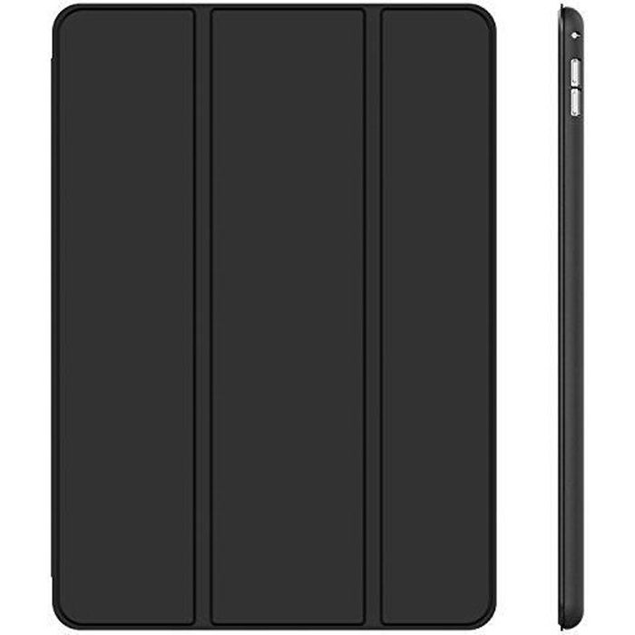 JETech Coque IPad Pro 11" 2022/2021/2020/2018 – Housse Intelligente Réveil/Sommeil + Support Pencil Charge (Noir)
