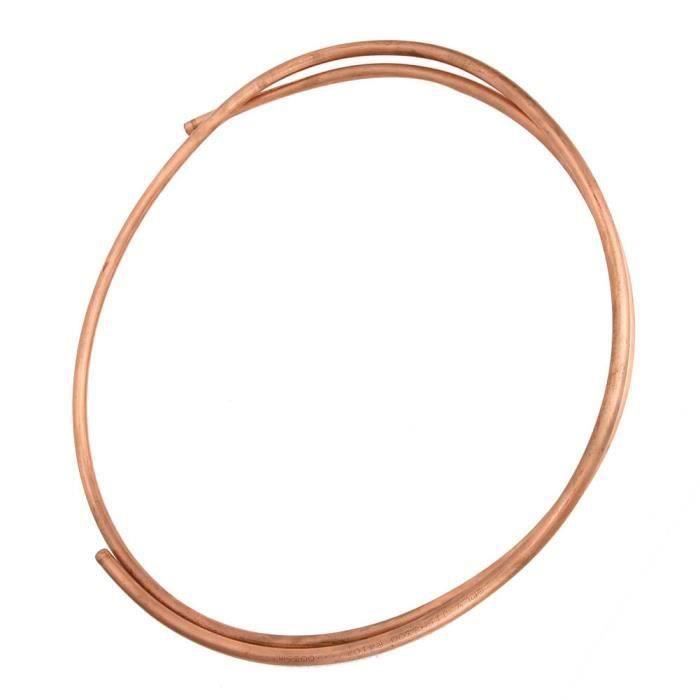 Tuyau Cuivre Souple 2 Mètres - Diamètre 4mm Ext / 3mm Int - Pour Plomberie, Réfrigération, Circuits Divers