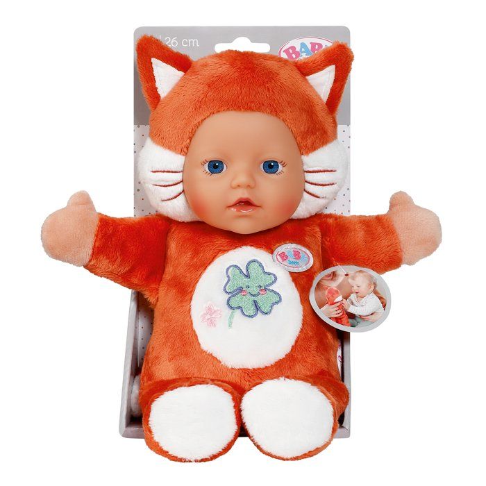 PN836606 Poupée marionnette renard 26 cm doux