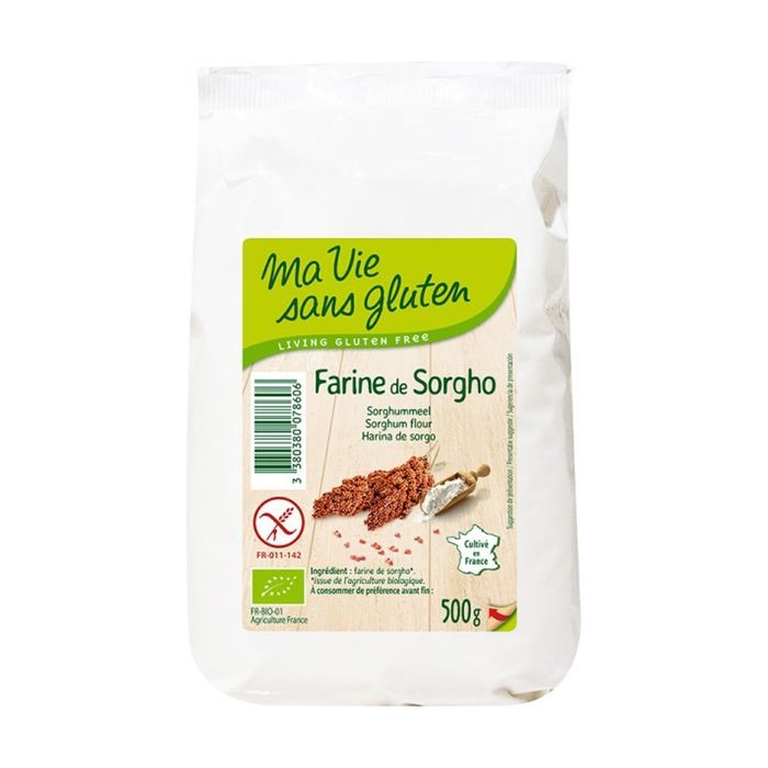 Farine de Sorgho Bio - Sans gluten - 500g - Ma vie sans gluten