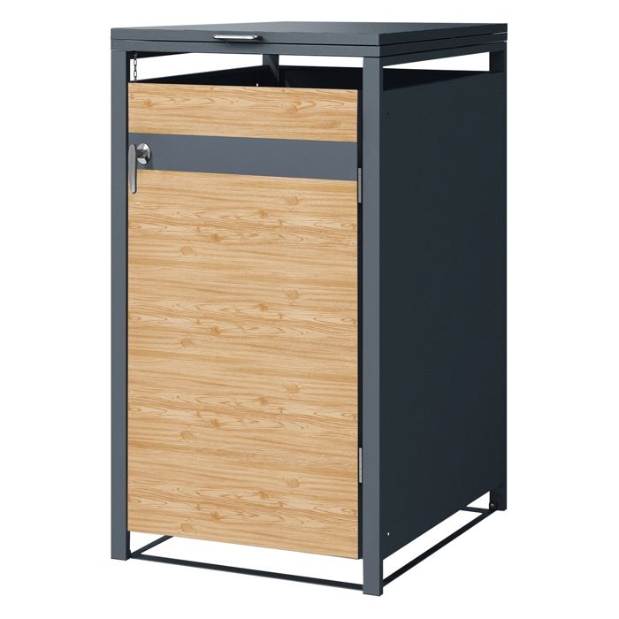 Ml design Cache poubelle 0 8 x 0 68 x 1 16 - vue 2