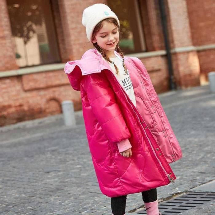 Manteau hiver rose sale