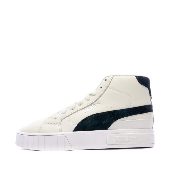 Puma cali blanche et noir outlet femme