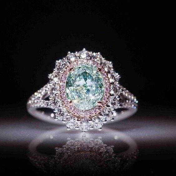 Bague En Diamant De Luxe Avec Bague De Fiancailles Bague De