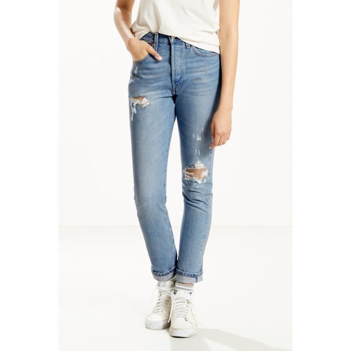 Jeans Levis 501 Skinny Bleu Clair pour femmes. 29502 0034. Bleu