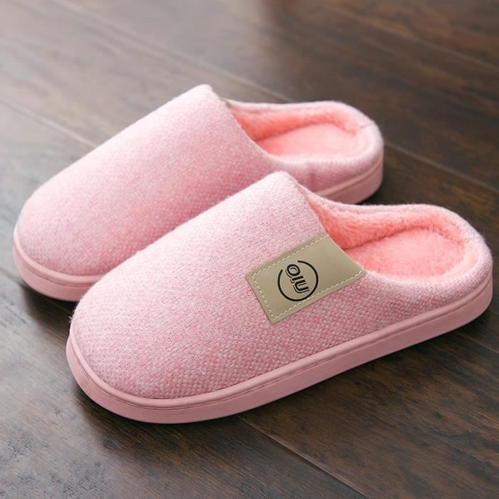 Chaussons Cabane Femme – Pantoufles Laine D’agneau, Bien-être, Tailles 37 à 42, Plusieurs Coloris