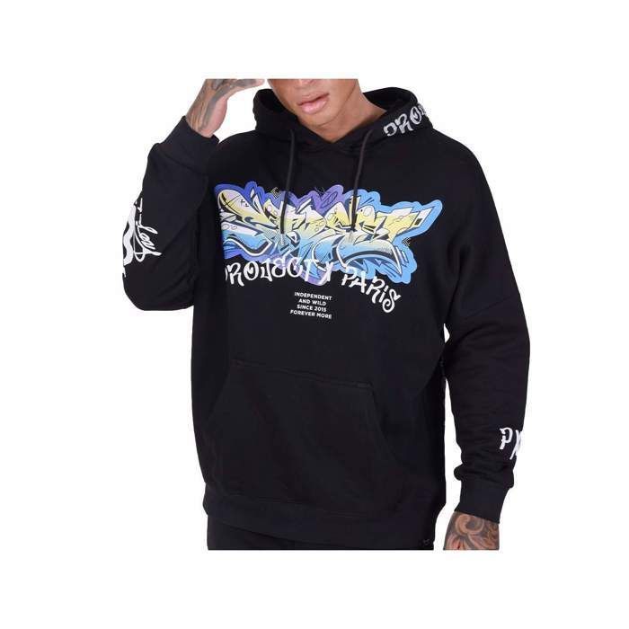 Sweat oversize noir homme deals