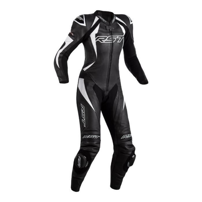 Combinaison moto femme RST Tractech Evo 4 - noir/blanc - XL