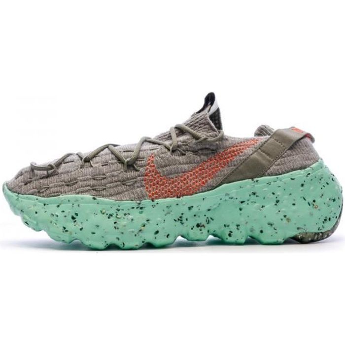 Baskets Gris Vert Homme Nike Space Hippie 04 Grey Cdiscount