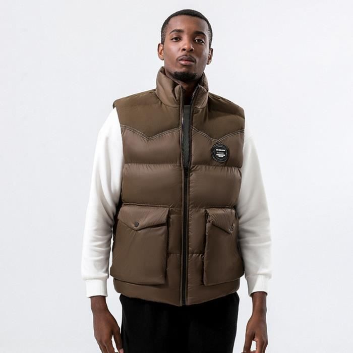 Veste sans manche chaude homme top
