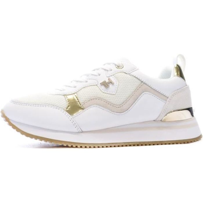 Basket tommy hilfiger blanche femme discount
