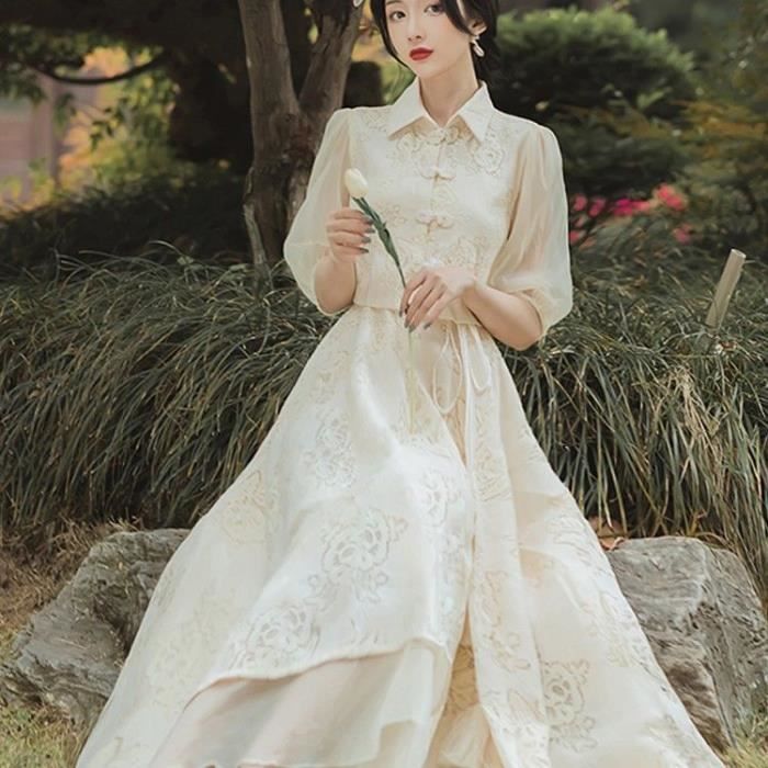 Robe mi longue vintage discount