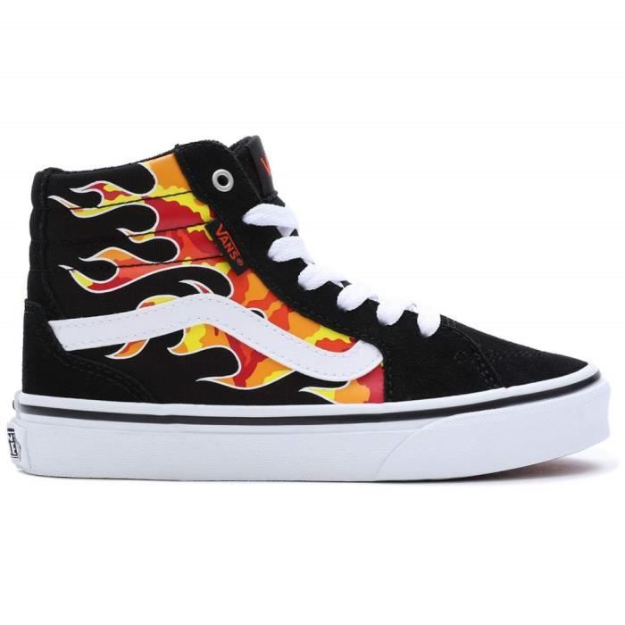 Chaussures Vans Filmore Hi pour Enfant Noir Lacets Textile Achat Vente Chaussures Vans Filmore Hi pour Enfant Noir Lacets Textile Cdiscount