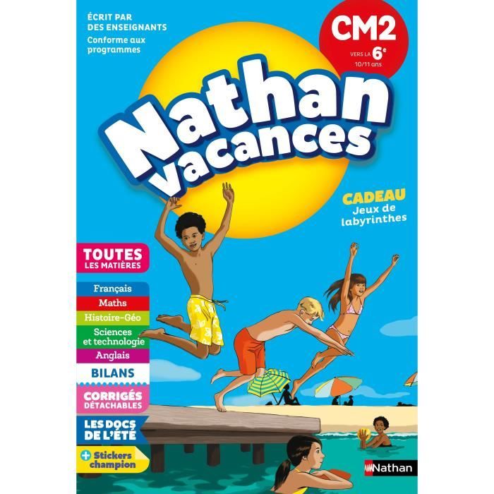 Nathan Vacances Primaire Cahier De Vacances 2018 Du Cm2 Vers La 6e Achat Vente Documentaire Enfant Cdiscount