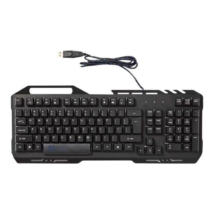Nedis GKBD200BKUS clavier Jouer USB QWERTY US International Neuf - vue 4