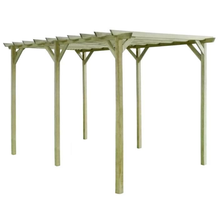 Pergola De Jardin 4 X 2 X 2 M Bois De Pin Impregne Achat Vente