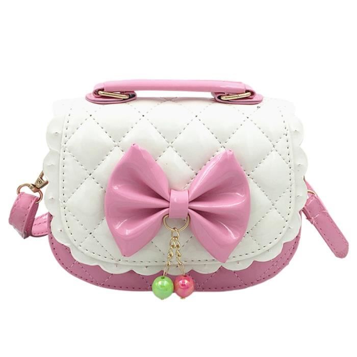 Sac bandoulière enfant fille Minnie + fleurs Ro… Rose Sac bandoulière enfant fille Minnie + fleurs Ro… Rose