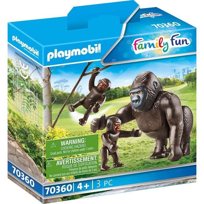 playmobil Gorille et son petit zoo cirque B203 