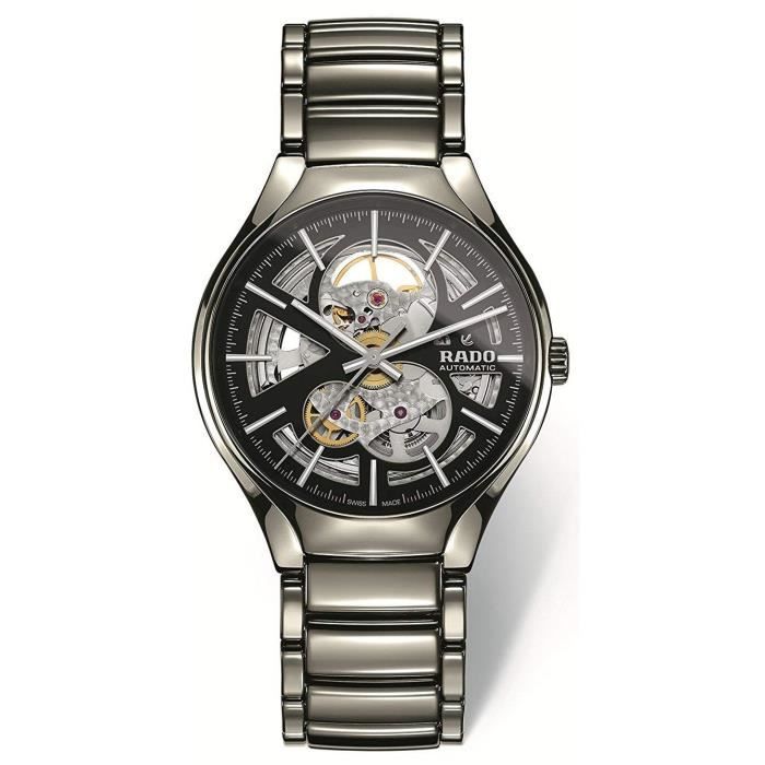Rado True Open Heart Homme 40mm Gris Automatique Montre R27510152 , -  Achat/vente montre - Cdiscount