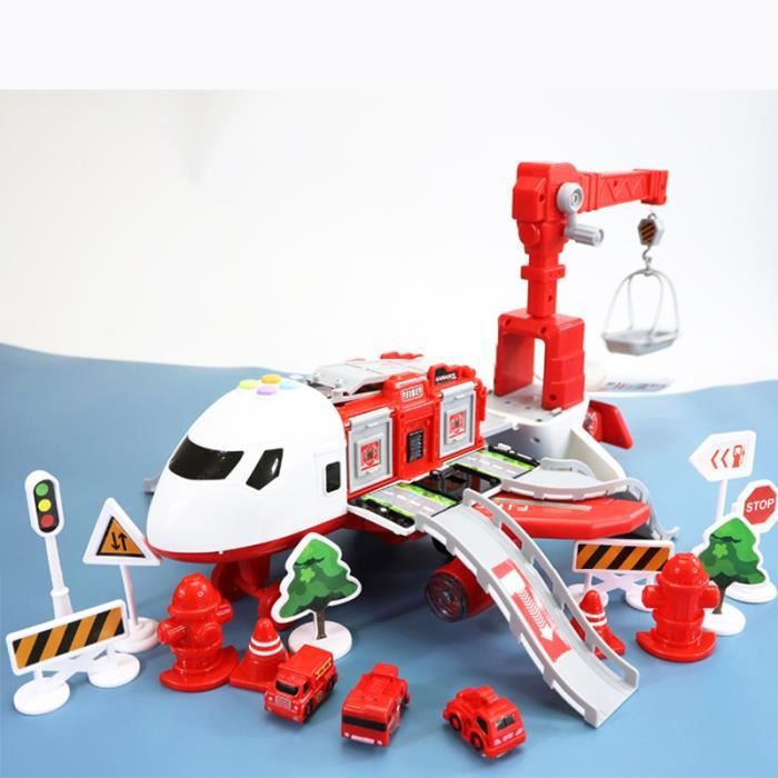 HONITANO Avion Planeur Lumineux LED - Jouet Volant Enfants Pour Jeu En Extérieur - Rouge - Apprentissage Ludique
