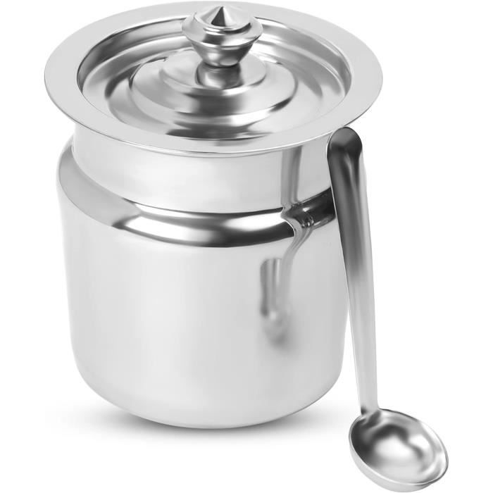 Seau Inox ORION GROUP 18 Litres - Cuisine, Restauration - Acier Inoxydable - Avec Poignée