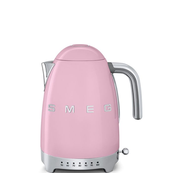 Smeg Bouilloire sans fil 1.7l 2400w rose - klf04pkeu