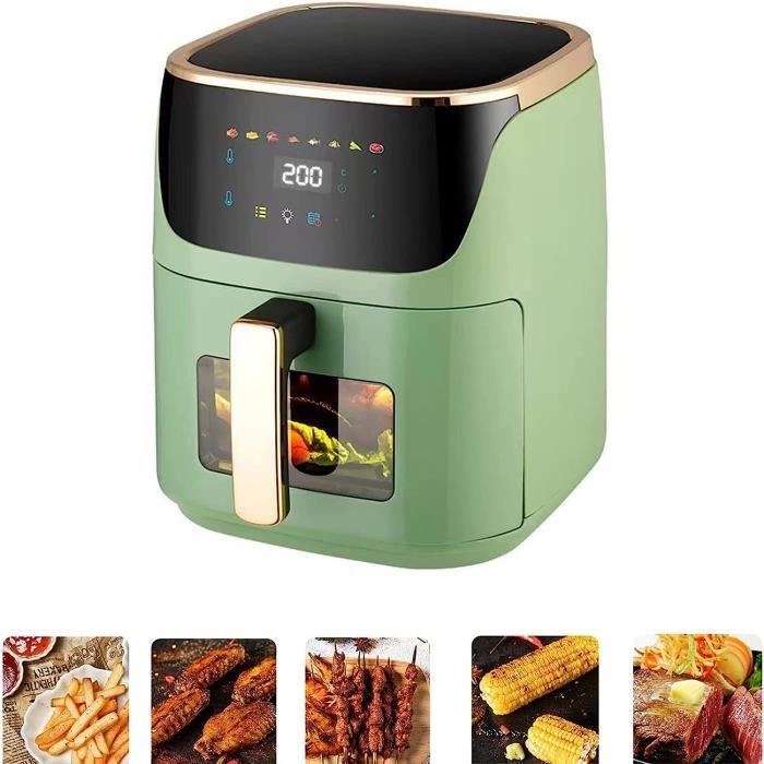 Friteuse à Air 10l Dual Easy Fry Grill Friteuse Sans Huile Capacité XXL Air Fryer Argenté - Toute l'offre friteuse