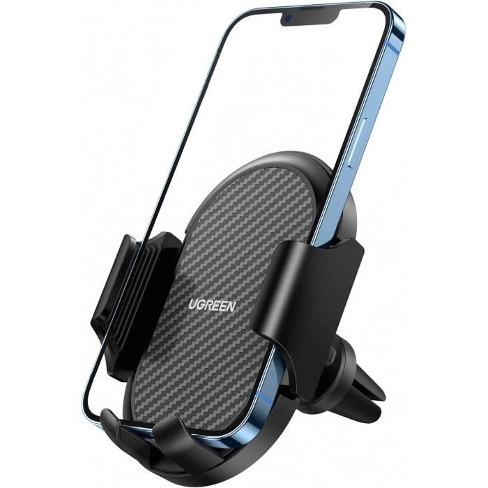 Support Téléphone Voiture Grille D'aération - 360° Réglable, Compatible Smartphones - Modèle X06 S6 - 4
