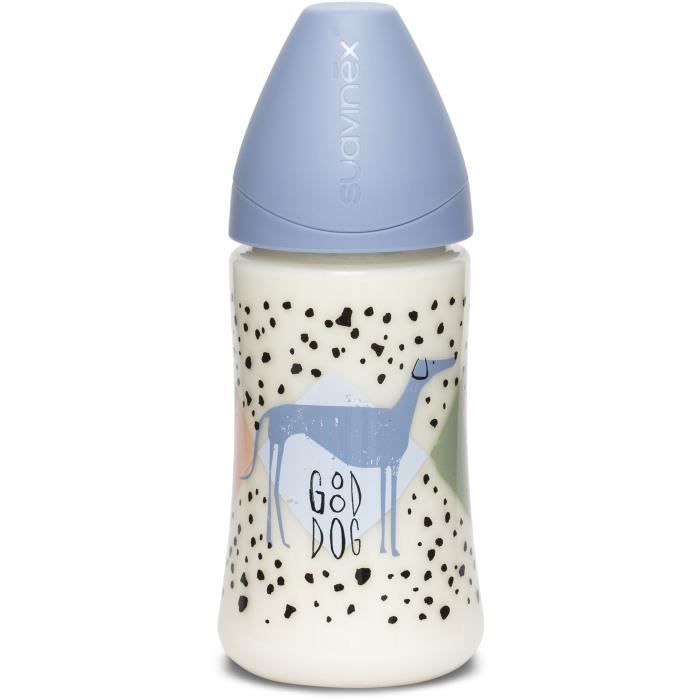 Suavinex Biberon 270 Ml Tet Silicone Ronde 3 Vitesses Good Dog Bleu Cdiscount Puericulture Eveil Bebe