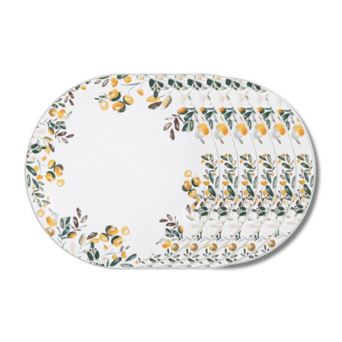 Assiette plate Summer 27 cm (lot de 6) - Table Passion