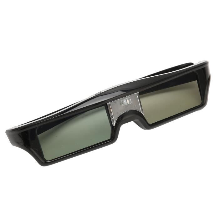 Tbest Lunettes 3D USB Lunettes 3D DLP Lunettes obturateur actif
