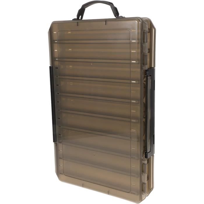 YOSOO Boîte de Rangement Leurre de Pêche Double Face avec Compartiments