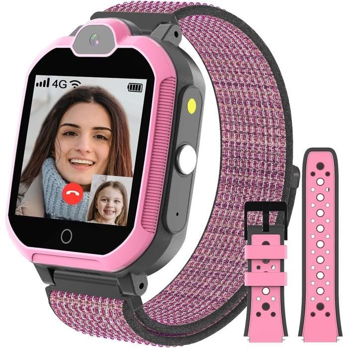 Montre Connect e Enfant 4G Montre Gps Enfant Avec Appel Chat