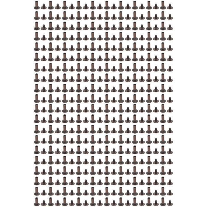 Livre De Rivets Et Vis à Relier M3 à M6 | Pour Assemblages Solides | Acier Carbone & Inox A2/304