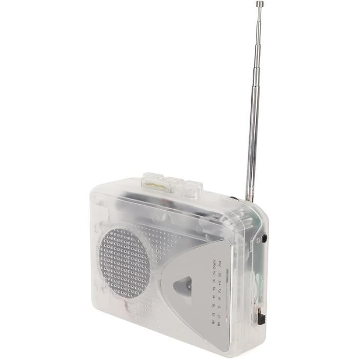 Fdit Lecteur de cassette portable Lecteur de cassettes portable AM FM