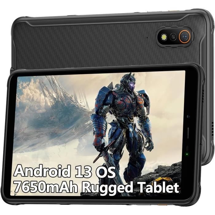 Armor Pad Lite Tablettes Tactiles Incassable, Android 13 Tablette 8.0  Pouces,Batterie 7650Mah, 6Go Ram 32Go Rom Tablette Inca[J3612]