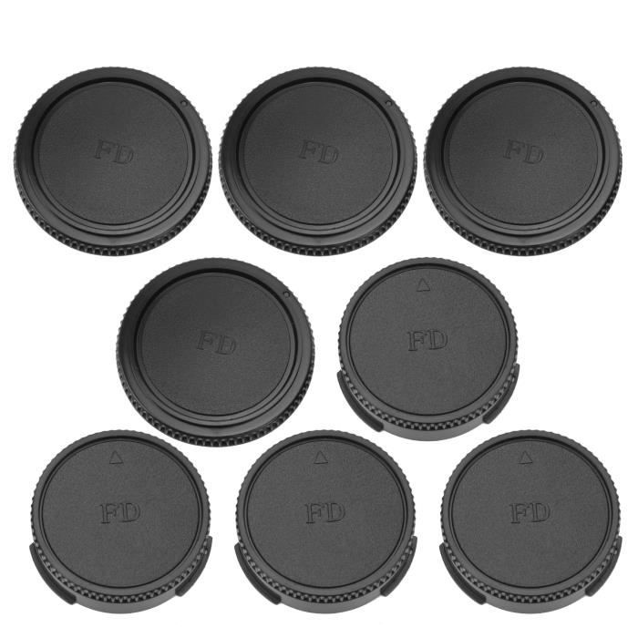 2 Capuchons De Protection D'objectif 37mm Uxcell - Couverture En Tissu Pour Objectif Avant