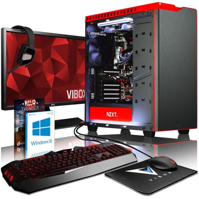 Vibox Armageddon Gl570 554 Pack Pc Gamer Intel 4 Core Msi Gaming X Gtx 1070 8gb Gaming Ordinateur De Bureau Avec 8 Go Ram 1 To Prix Pas Cher Cdiscount