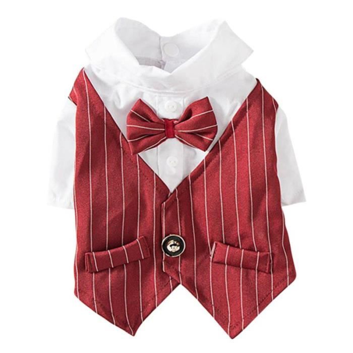 Costume 3 Pièces ME&SLEEVE Homme - Gilet + Cravate + Mouchoir - Classique, Mariage, Cérémonie