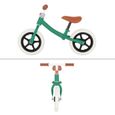 ECD Germany Vélo de Course pour Enfants à Partir de 2 Ans, jusqu'à 20 kg, Vert, Roues 11 pouces, Siège et Guidon Réglables-1