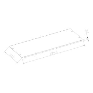 Panneau à Câbles 1U Pour Rack 19" – Grille De Passage, Couvercle Coulissant, Organisation Réseau