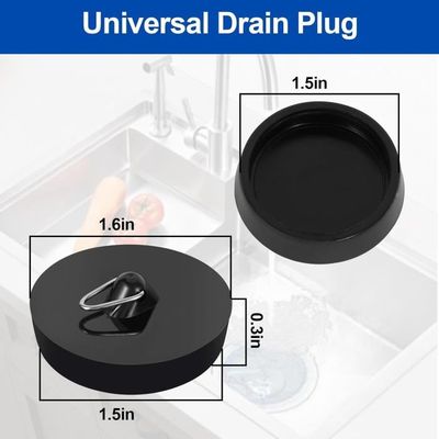 2 Bouchons D'évier De Cuisine En Acier Inoxydable - Crépine Universelle
