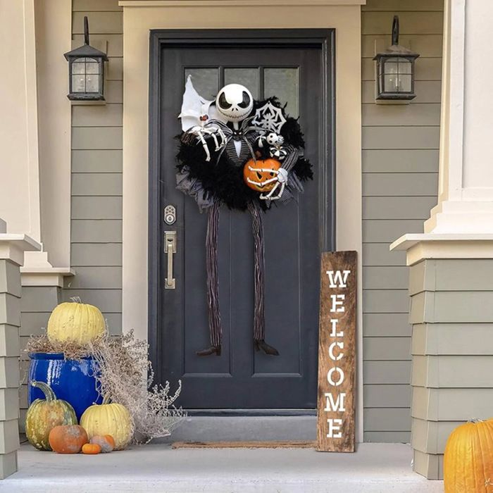 Kit Décoration Halloween - Guirlande En Papier 5 Motifs 3D (citrouille, Fantôme, Squelette...) - 3 Mètres - 13
