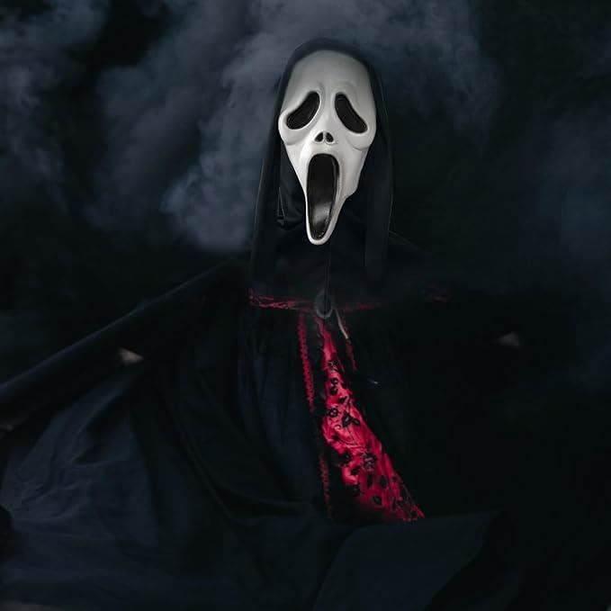 Masque Fantôme Halloween – Pour Enfants Et Adultes, Latex, Cosplay, Maisons Hantées