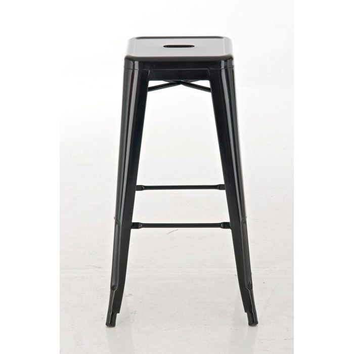 Tabouret de bar empilable avec repose pieds design industriel factory ...