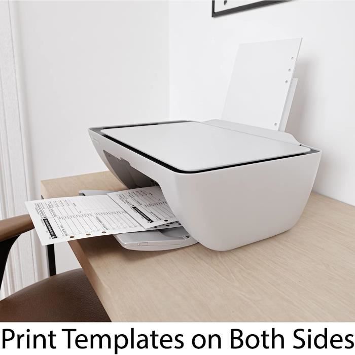 Papier Pointillé A6 100g/m² - 80 Feuilles Perforées 6 Trous - Recharge Pour Agendas Et Classeurs Filofax - Format 17x10,5cm