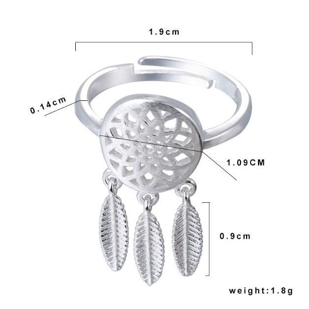 Bague femme SOOYOOVE Attrape Reve Ajustable Couleur Argent GRIS Achat Vente bague anneau Bague femme SOOYOOVE Attrape Reve Ajustable Couleur Argent Femme Adulte Argent Argente