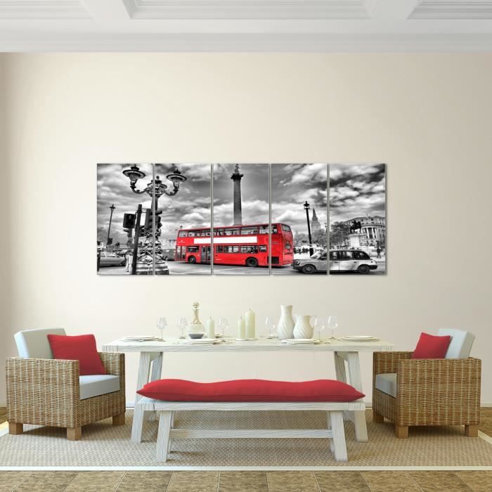 Tableau sur toile Motif blanc Londres Tableau sur toile Motif blanc Londres