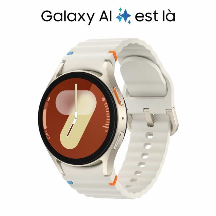 Montre connectee Samsung Watch7 40mm creme Bluetooth