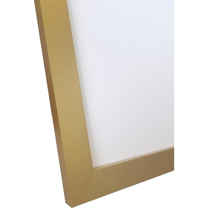 Rahmengalerie24 cadre photo 60x80 cm cadre bois doré verre acrylique sans  passe-partout cadre portrait cadre photo cadre ou cadres - Cdiscount Maison